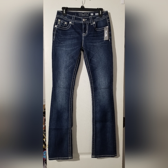 Miss Me Slim Boot Jeans Size 27 - Picture 1 of 6